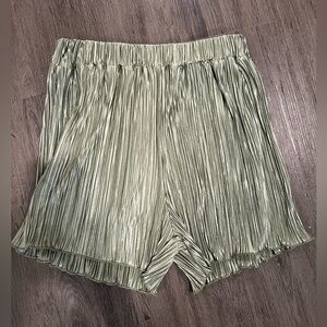 Silky shorts to match with blouse